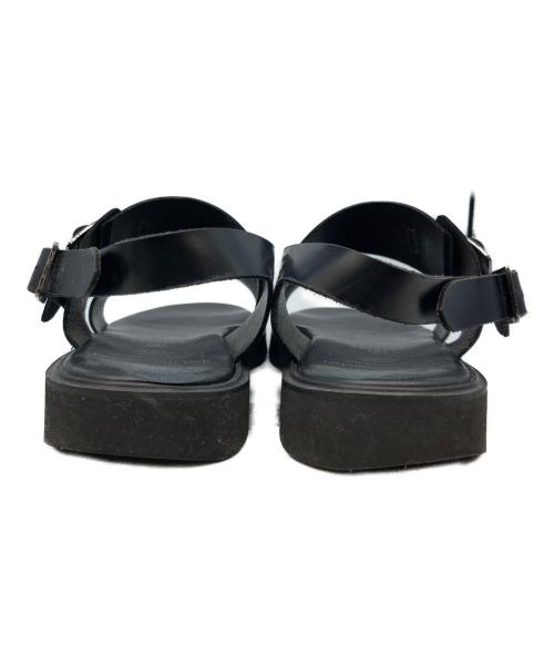 foot the coacher（フットザコーチャー）foot the coacher (フットザコーチャー) ANARCHO レザーストラップサンダル ブラック サイズ:無しの古着・服飾アイテム