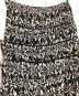 中古・古着 sara mallika (サラマリカ) Cotton Lurex Ripple Print Cami Dress ブラック×アイボリー サイズ:不明：11000円