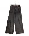 ）の古着「Gradation Wide Denim Pants/グラデーション ワイド パンツ」｜グレー