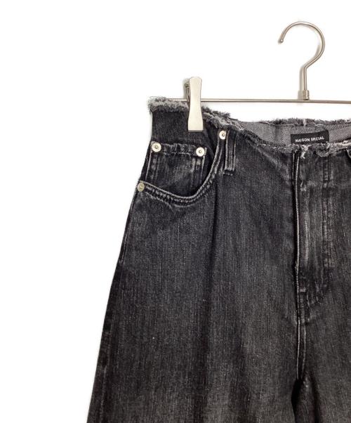 MAISON SPECIAL（メゾンスペシャル）MAISON SPECIAL (メゾンスペシャル) Gradation Wide Denim Pants/グラデーション ワイド パンツ グレー サイズ:38の古着・服飾アイテム
