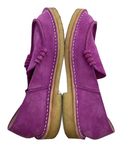 HENDER SCHEME（エンダースキーマ）HENDER SCHEME (エンダースキーマ) スエードローファースリッポン パープル サイズ:SIZE 2の古着・服飾アイテム