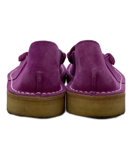 HENDER SCHEME（エンダースキーマ）HENDER SCHEME (エンダースキーマ) スエードローファースリッポン パープル サイズ:SIZE 2の古着・服飾アイテム