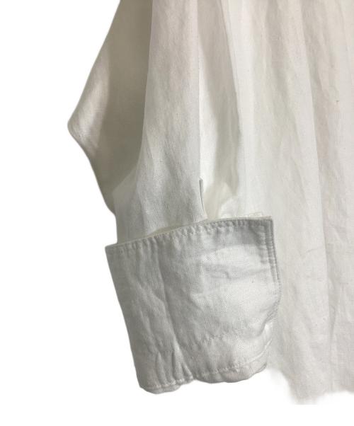 DEPAREILLE（デパリエ）DEPAREILLE (デパリエ) L/S リネン サイドスリット 比翼シャツ ホワイト サイズ:38の古着・服飾アイテム