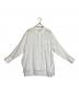 DEPAREILLE（デパリエ）の古着「L/S リネン サイドスリット 比翼シャツ」｜ホワイト