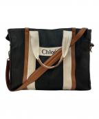 Chloeクロエ）の古着「マザーズバッグ」｜ブラック×ブラウン