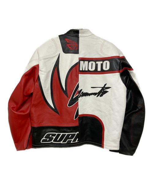 SUPREME（シュプリーム）SUPREME (シュプリーム) YOHJI YAMAMOTO (ヨウジヤマモト) VANSON LEATHERS (ヴァンソン レザーズ) Split Jacket スプリットジャケット ホワイト サイズ:Lの古着・服飾アイテム