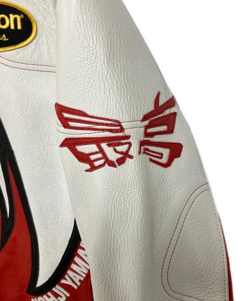 SUPREME（シュプリーム）SUPREME (シュプリーム) YOHJI YAMAMOTO (ヨウジヤマモト) VANSON LEATHERS (ヴァンソン レザーズ) Split Jacket スプリットジャケット ホワイト サイズ:Lの古着・服飾アイテム