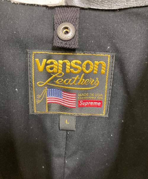 SUPREME（シュプリーム）SUPREME (シュプリーム) YOHJI YAMAMOTO (ヨウジヤマモト) VANSON LEATHERS (ヴァンソン レザーズ) Split Jacket スプリットジャケット ホワイト サイズ:Lの古着・服飾アイテム