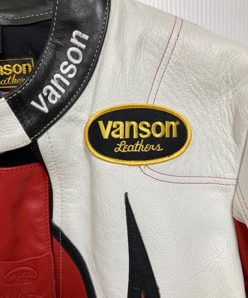 SUPREME（シュプリーム）SUPREME (シュプリーム) YOHJI YAMAMOTO (ヨウジヤマモト) VANSON LEATHERS (ヴァンソン レザーズ) Split Jacket スプリットジャケット ホワイト サイズ:Lの古着・服飾アイテム