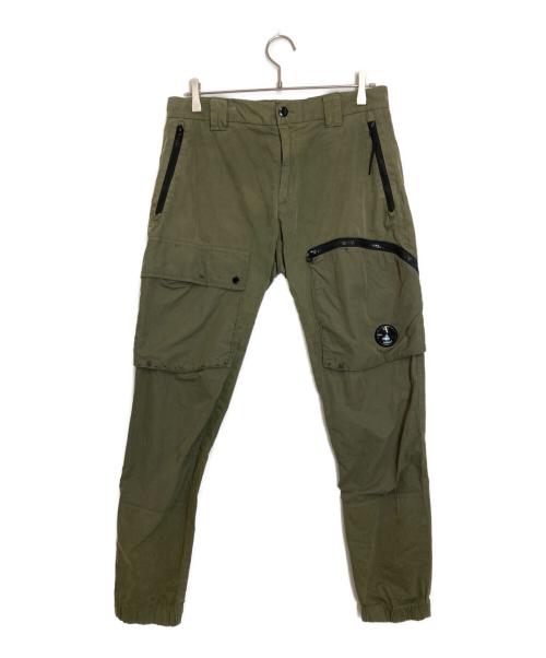 C.P COMPANY（シーピーカンパニー）C.P COMPANY (シーピーカンパニー) マイクロレップス ダイヤモンド ピーチ ユーティリティー パンツ オリーブ サイズ:46の古着・服飾アイテム