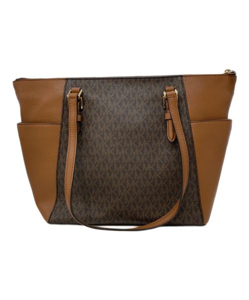 MICHAEL KORS（マイケル・コース）MICHAEL KORS (マイケル・コース) トートバッグ ブラウンの古着・服飾アイテム