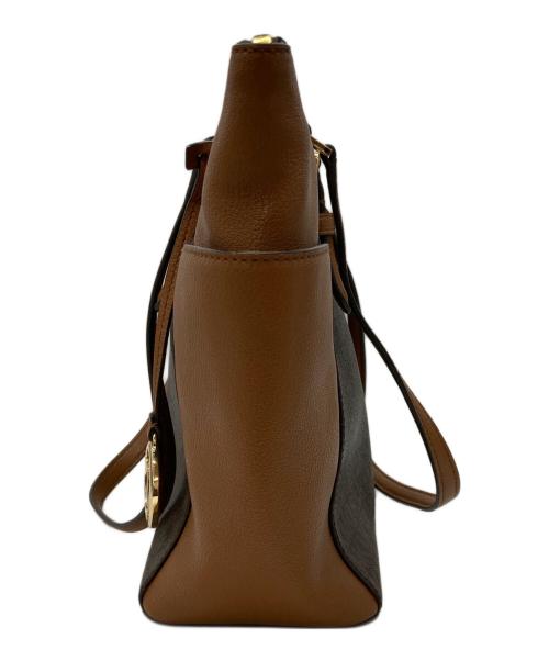 MICHAEL KORS（マイケル・コース）MICHAEL KORS (マイケル・コース) トートバッグ ブラウンの古着・服飾アイテム