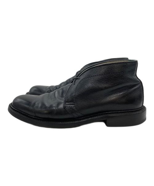Alden（オールデン）Alden (オールデン) グレインカーフチャッカーブーツ ブラック サイズ:7の古着・服飾アイテム