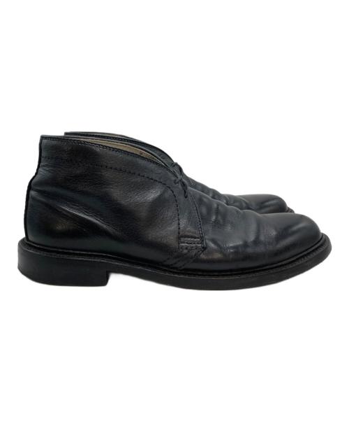 Alden（オールデン）Alden (オールデン) グレインカーフチャッカーブーツ ブラック サイズ:7の古着・服飾アイテム