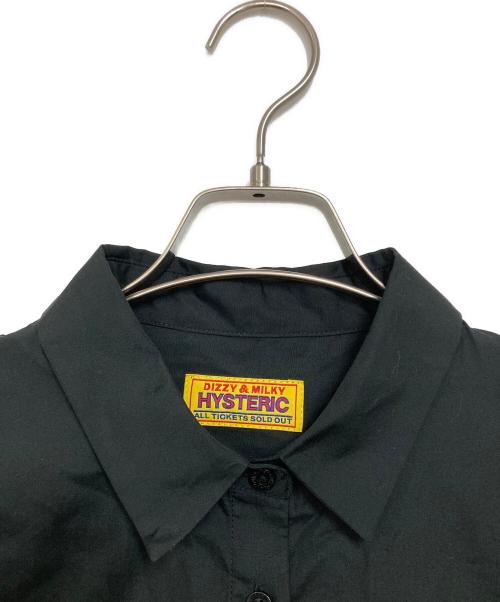 Hysteric Glamour（ヒステリックグラマー）Hysteric Glamour (ヒステリックグラマー) KILLER QUEEN オーバーシャツ ブラック サイズ:freeの古着・服飾アイテム