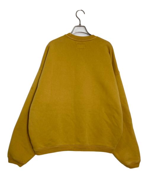 stussy（ステューシー）stussy (ステューシー) アーチロゴスウェット イエロー サイズ:Lの古着・服飾アイテム