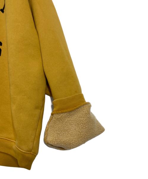 stussy（ステューシー）stussy (ステューシー) アーチロゴスウェット イエロー サイズ:Lの古着・服飾アイテム