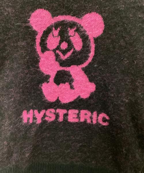 Hysteric Glamour（ヒステリックグラマー）Hysteric Glamour (ヒステリックグラマー) PANDAジャカード セーター ブラック サイズ:SIZE Freeの古着・服飾アイテム