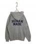 HUMAN MADE (ヒューマンメイド) POスナップカラーロゴパーカー グレー サイズ:XL：18000円