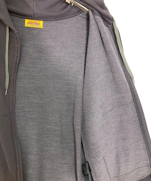 Hysteric Glamour（ヒステリックグラマー）Hysteric Glamour (ヒステリックグラマー) MY FIRE オーバーサイズパーカー グレー サイズ:freeの古着・服飾アイテム
