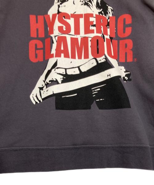 Hysteric Glamour（ヒステリックグラマー）Hysteric Glamour (ヒステリックグラマー) MY FIRE オーバーサイズパーカー グレー サイズ:freeの古着・服飾アイテム
