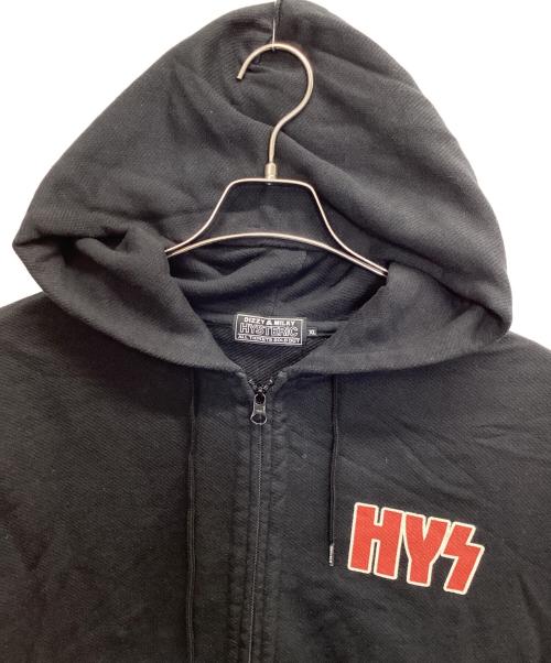 Hysteric Glamour（ヒステリックグラマー）Hysteric Glamour (ヒステリックグラマー) SPEAK NO EVIL パーカー ブラック サイズ:XLの古着・服飾アイテム