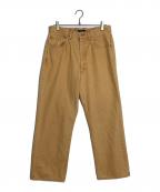 PORTANCEポータンス）の古着「RELAX FIT 6P COL JEANS/リラックス フィット シックスポケット カラー ジーンズ」｜オレンジ