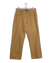 PORTANCE（ポータンス）の古着「RELAX FIT 6P COL JEANS/リラックス フィット シックスポケット カラー ジーンズ」｜オレンジ