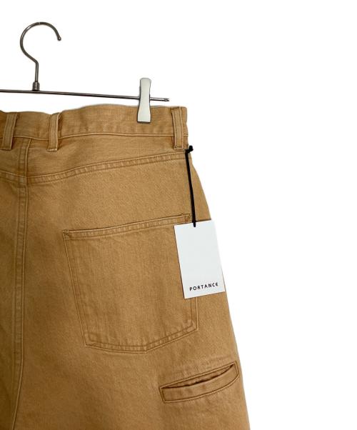 PORTANCE（ポータンス）PORTANCE (ポータンス) RELAX FIT 6P COL JEANS/リラックス フィット シックスポケット カラー ジーンズ オレンジ サイズ:Mの古着・服飾アイテム