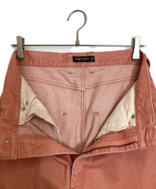 PORTANCE（ポータンス）PORTANCE (ポータンス) RELAX-FIT 6P COL JEANS ピンク サイズ:Sの古着・服飾アイテム