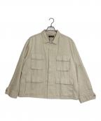 PORTANCEポータンス）の古着「HEMP MIX BDU JKT」｜アイボリー