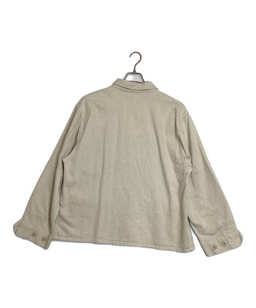 PORTANCE（ポータンス）PORTANCE (ポータンス) HEMP MIX BDU JKT アイボリー サイズ:Ｌの古着・服飾アイテム