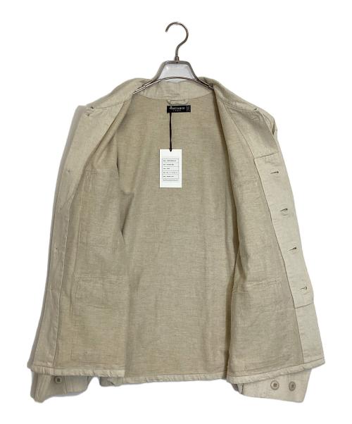 PORTANCE（ポータンス）PORTANCE (ポータンス) HEMP MIX BDU JKT アイボリー サイズ:Ｌの古着・服飾アイテム