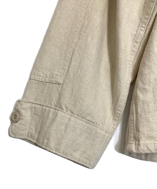PORTANCE（ポータンス）PORTANCE (ポータンス) HEMP MIX BDU JKT アイボリー サイズ:Ｌの古着・服飾アイテム