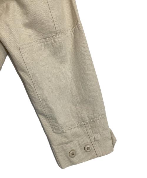 PORTANCE（ポータンス）PORTANCE (ポータンス) HEMP MIX BDU JKT アイボリー サイズ:Ｌの古着・服飾アイテム