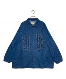 SCAR PETTA（スカルペッタ）の古着「DENIM COACH JACKET」｜インディゴ