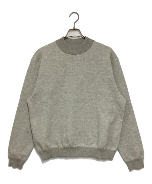 UN USELESS（アンユーズレス）UN USELESS (アンユーズレス) D+E+K MOC NECK RELAXING SWKNIT グレー サイズ:SIZE1の古着・服飾アイテム
