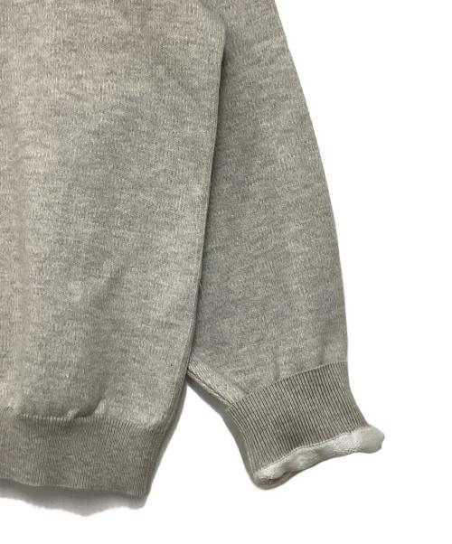 UN USELESS（アンユーズレス）UN USELESS (アンユーズレス) D+E+K MOC NECK RELAXING SWKNIT グレー サイズ:SIZE1の古着・服飾アイテム