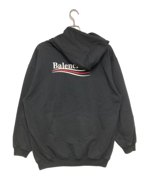 BALENCIAGA（バレンシアガ）BALENCIAGA (バレンシアガ) キャンペーンロゴフーディ ブラック サイズ:XSの古着・服飾アイテム