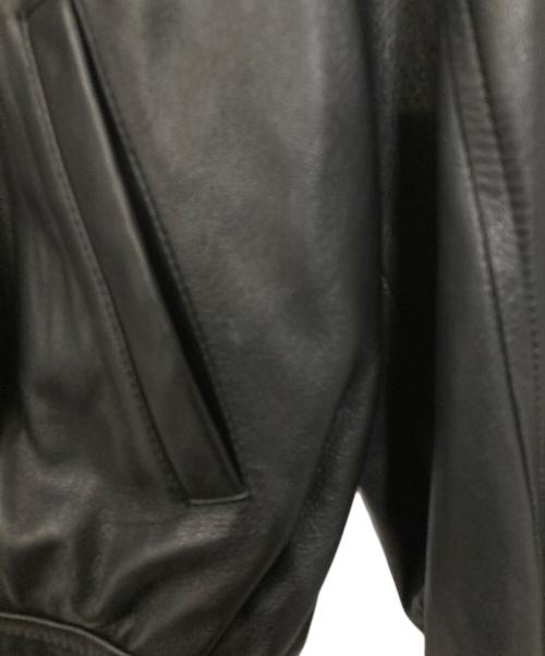 MAISON SPECIAL（メゾンスペシャル）MAISON SPECIAL (メゾンスペシャル) Voluminous Leather Blouson ブラック サイズ:Freeの古着・服飾アイテム