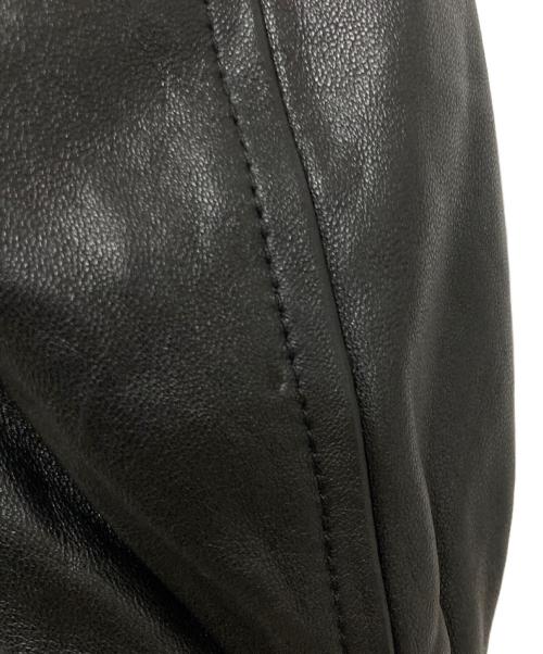 MAISON SPECIAL（メゾンスペシャル）MAISON SPECIAL (メゾンスペシャル) Voluminous Leather Blouson ブラック サイズ:Freeの古着・服飾アイテム