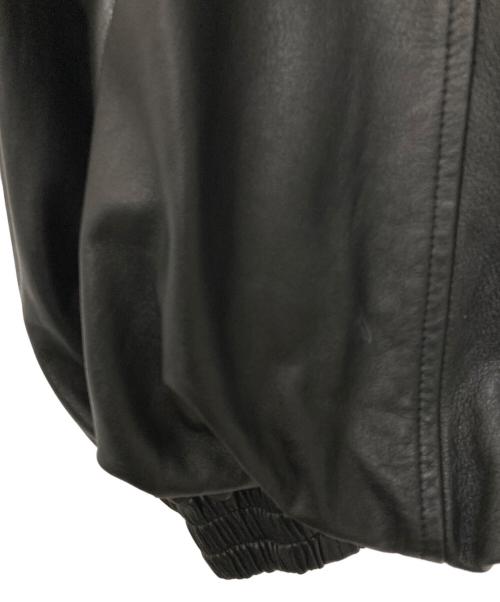 MAISON SPECIAL（メゾンスペシャル）MAISON SPECIAL (メゾンスペシャル) Voluminous Leather Blouson ブラック サイズ:Freeの古着・服飾アイテム