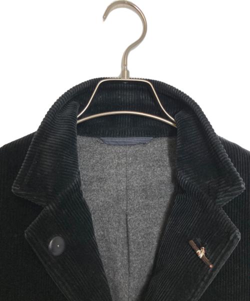 NIGEL CABOURN（ナイジェルケーボン）NIGEL CABOURN (ナイジェルケーボン) HOSPITAL JACKET CORDUROY ブラック サイズ:50の古着・服飾アイテム
