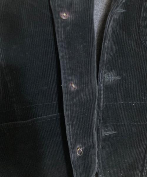 NIGEL CABOURN（ナイジェルケーボン）NIGEL CABOURN (ナイジェルケーボン) HOSPITAL JACKET CORDUROY ブラック サイズ:50の古着・服飾アイテム