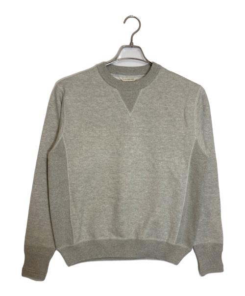 UN-USELESS（アンユーズレス）UN-USELESS (アンユーズレス) USL CREW NECK SWKNIT グレー サイズ:Sの古着・服飾アイテム