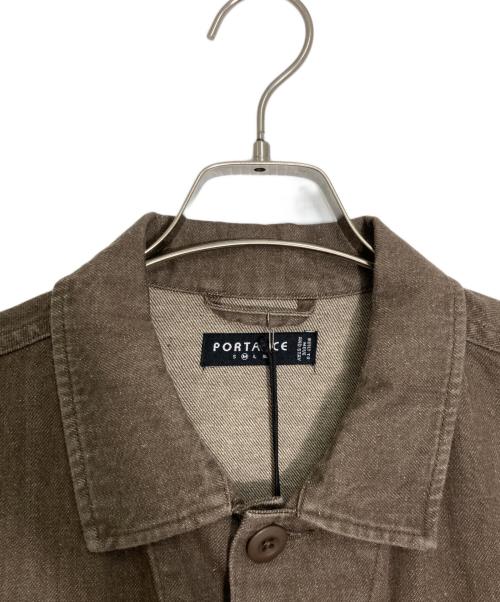 PORTANCE（ポータンス）PORTANCE (ポータンス) HEMP MIX BDU JKT/ヘンプ ミックス ビーディーユー ジャケット ブラウン サイズ:M 未使用品の古着・服飾アイテム