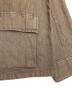中古・古着 PORTANCE (ポータンス) HEMP MIX BDU JKT/ヘンプ ミックス ビーディーユー ジャケット ブラウン サイズ:M 未使用品：16000円