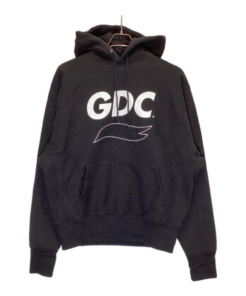 GDC（ジーディーシー）GDC (ジーディーシー) GDC WING hoodie ブラック サイズ:XLの古着・服飾アイテム