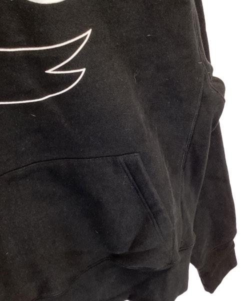 GDC（ジーディーシー）GDC (ジーディーシー) GDC WING hoodie ブラック サイズ:XLの古着・服飾アイテム