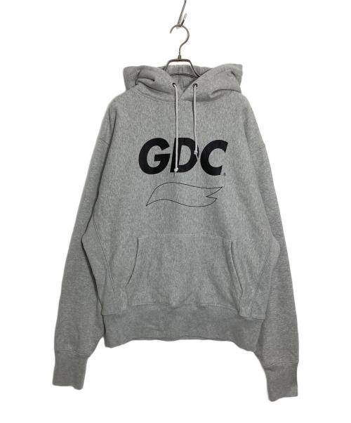 GDC（ジーディーシー）GDC (ジーディーシー) GDC WING hoodie グレー サイズ:XLの古着・服飾アイテム